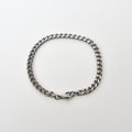 Stainless steel chain bracelet, 5mm curb chain, women's steel bracelet, men's steel bracelet