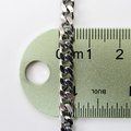 Stainless steel chain bracelet, 5mm curb chain, women's steel bracelet, men's steel bracelet