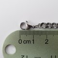 Stainless steel chain bracelet, 5mm curb chain, women's steel bracelet, men's steel bracelet