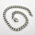 Stainless steel chain bracelet, 5mm curb chain, women's steel bracelet, men's steel bracelet