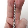 Stainless steel chain bracelet, 5mm curb chain, women's steel bracelet, men's steel bracelet