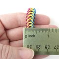 Pan pride stretch bracelet, chainmail box chain