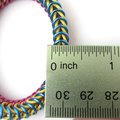 Pan pride stretch bracelet, chainmail box chain