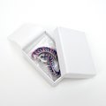 Bisexual pride bracelet, chainmaille half Persian 4 in 1 weave,  pink purple blue