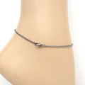 2mm stainless steel curb chain bracelet, anklet, or necklace, choose your length, thin curb chain jewelry for men or women