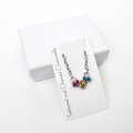 Pansexual pride anklet, chainmail barrel weave, subtle LGBTQIA jewelry gifts