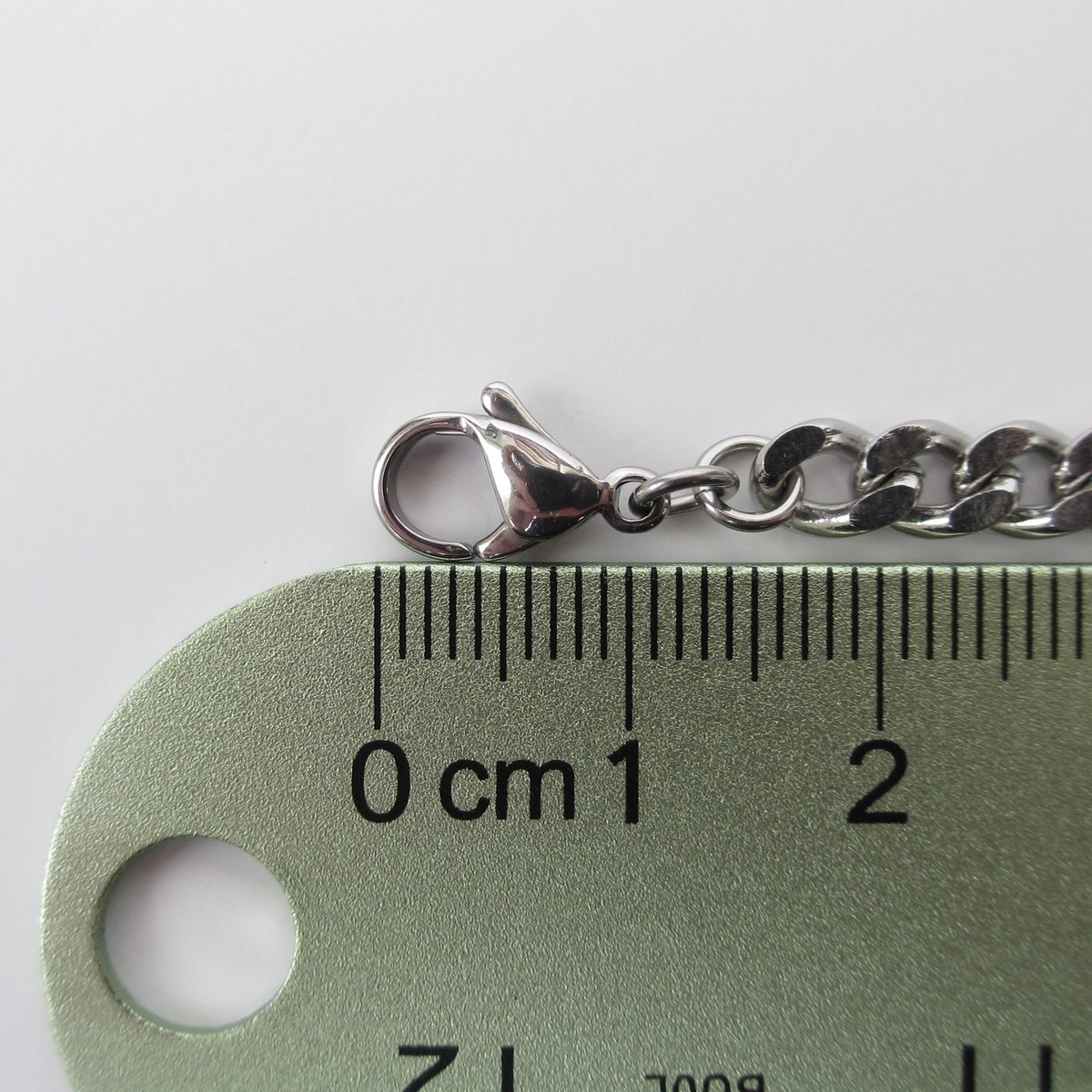 Stainless steel chain bracelet, 5mm curb chain, women's steel bracelet, men's steel bracelet