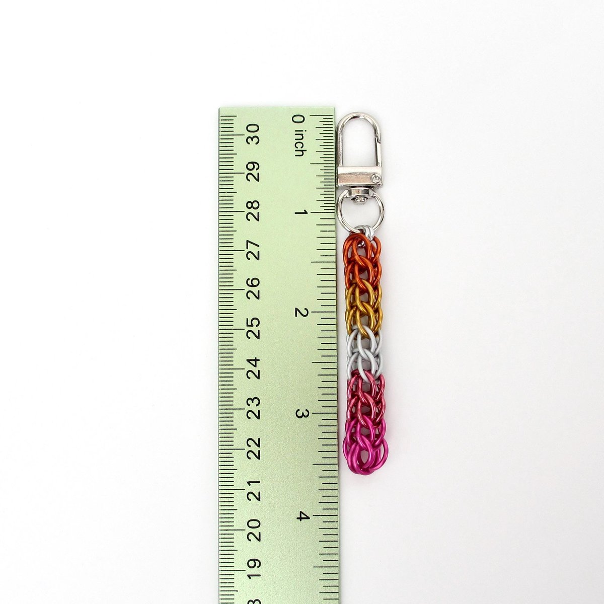 LGBTQ+ Pride Bag Charms, Choose Your Flag, Chainmail Accessories