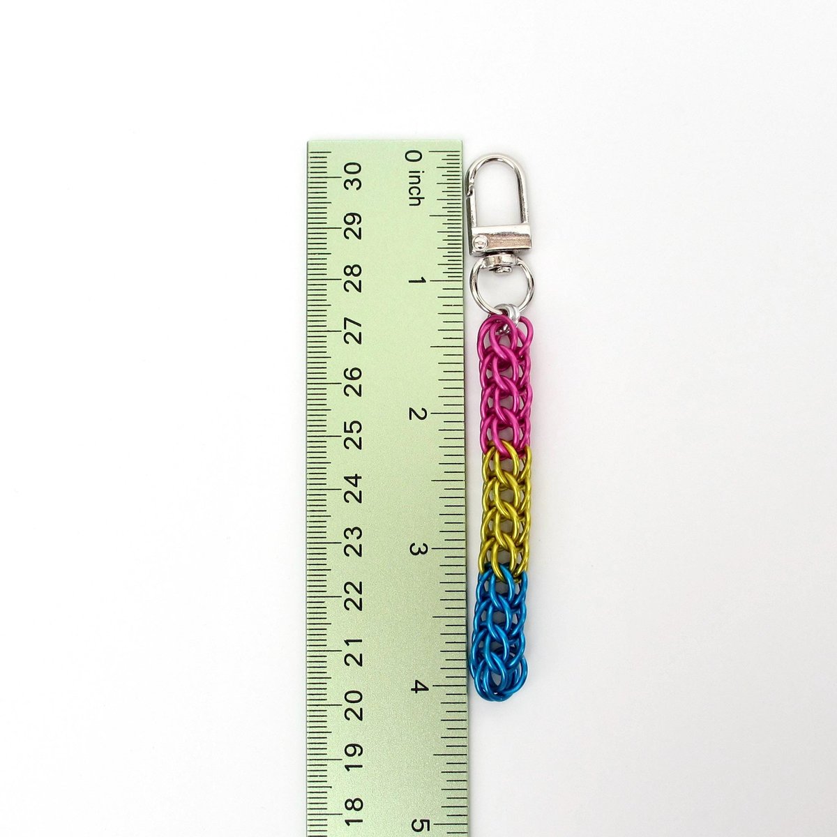 LGBTQ+ Pride Bag Charms, Choose Your Flag, Chainmail Accessories