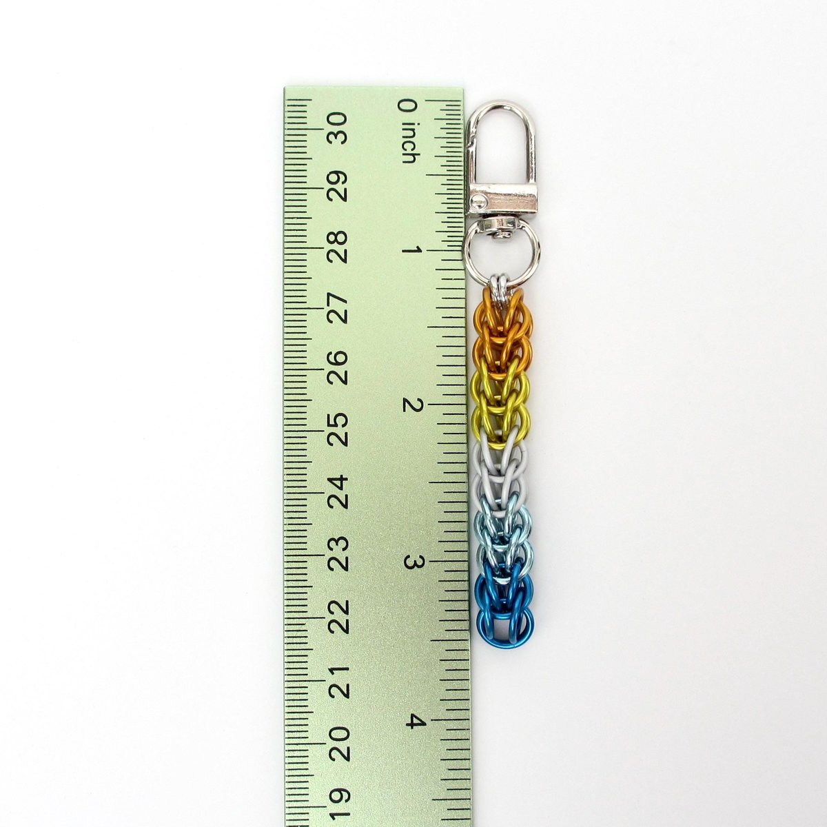 LGBTQ+ Pride Bag Charms, Choose Your Flag, Chainmail Accessories